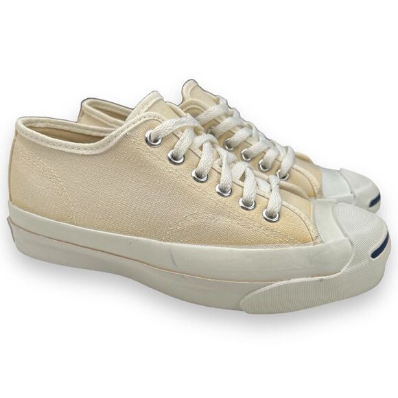 Vtg 80’s Converse Jack Purcell Classic Womens 6 Mens 4.5 Made in USA Ivory RARE! - Picture 5 of 15